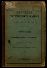 Сборник статистических сведений по Таврической губернии / Сост. Стат. бюро Тавр. губ. земства ; [Общ. ред. и предисл. К.А. Вернера]. Т. 4. Статистические таблицы о хозяйственном положении селений Симферопольского уезда